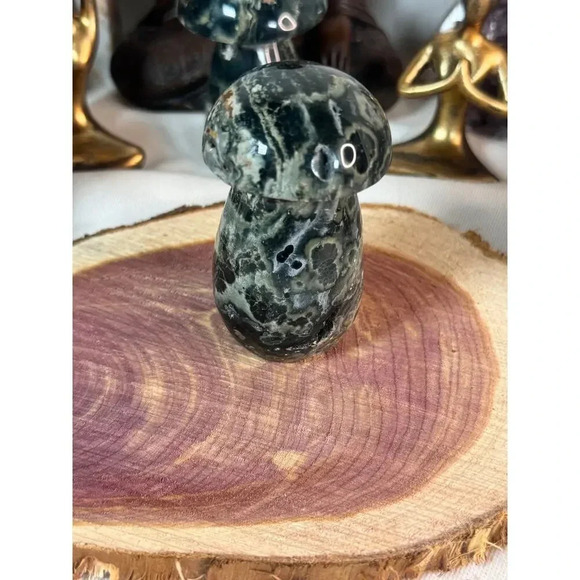 Ocean Jasper Mushroom - Picture 2 of 2